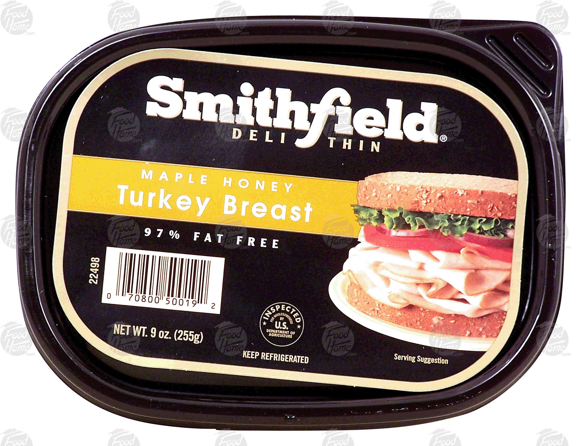 Smithfield  deli thin maple honey turkey breast Full-Size Picture